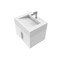 Castello Usa Nile 24-inch White Vanity Set with White Top and Chrome Handles CB-MC-24W-CHR-2053-WH - alternate 3